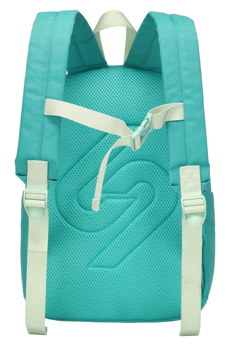 SUN EIGHT Premium 14-inch Light Weight Kids Backpack Water Resistant Multifunctional School Backpack for Girls, SE2212, Melon Green Purple - Image 4